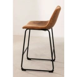 Tabouret Haut Rembourré En Similicuir Ody Style SKLUM En Similicuir - Fer Camel Vintage - ↑65 Cm Camel Vintage 9 Tabouret Haut Rembourré En Similicuir Ody Style SKLUM En Similicuir - Fer Camel Vintage - ↑65 Cm Camel Vintage -banc et tabouret Soldes Boutique 33109956 3