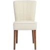 HOMEINBOX 3784 Thaddeus Salle à Manger Lot De 2 Chaises Capitonnées En Tissu Beige -banc et tabouret Soldes Boutique 33152848 1