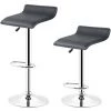 SKECTEN Lot De 2 Tabourets De Bar Pivotant Et Réglable En Hauteur 60 Cm-80cm Chaise De Bar Noir -banc et tabouret Soldes Boutique 33222336 1