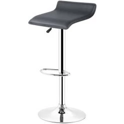 SKECTEN Lot De 2 Tabourets De Bar Pivotant Et Réglable En Hauteur 60 Cm-80cm Chaise De Bar Noir -banc et tabouret Soldes Boutique 33222336 3