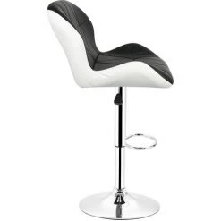 Skecten TANK TABOURETS DE BAR LOT DE 4 NOIR Style Contemporain Réglable En Hauteur De 55 à 75 Cm -banc et tabouret Soldes Boutique 33223912 5