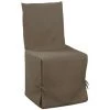 Paris Prix - Housse De Chaise "essentiel" Taupe 2 Paris Prix - Housse De Chaise "essentiel" Taupe -banc et tabouret Soldes Boutique 33653846 1