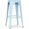 PRIVATEFLOOR Tabouret Stylix - Métal Mat -76cm Bleu Clair - Fer, Metal - Bleu Clair -banc et tabouret Soldes Boutique 33835486 1
