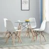 EGGREE Lot De 4 Chaises Design Scandinave Blanc 2 EGGREE Lot De 4 Chaises Design Scandinave Blanc -banc et tabouret Soldes Boutique 33859766 1