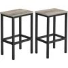 SONGMICS VASAGLE Lot De 2 Chaises De Bar, Tabourets Hauts, Sièges, Pour Cuisine, Salle à Manger, Salon, Style Industriel, Grège Et Noir LBC065B02 - Grège Et Noir 2 SONGMICS VASAGLE Lot De 2 Chaises De Bar, Tabourets Hauts, Sièges, Pour Cuisine, Salle à Manger, Salon, Style Industriel, Grège Et Noir LBC065B02 - Grège Et Noir -banc et tabouret Soldes Boutique 34699683 1
