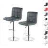 SKECTEN Lot De 2 Tabourets De Bar （9 Couleurs Disponibles ）gris -banc et tabouret Soldes Boutique 34914003 1