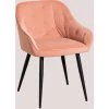 Chaise De Salle à Manger En Velours Zilen SKLUM Velours - Fer BLUSH - BLUSH 1 Chaise De Salle à Manger En Velours Zilen SKLUM Velours - Fer BLUSH - BLUSH -banc et tabouret Soldes Boutique 34931784 1