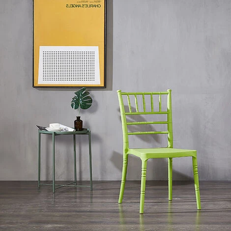 Chaise Design Verte - Napoleon - Designetsamaison - Vert 4 Chaise Design Verte - Napoleon - Designetsamaison - Vert – Image 2