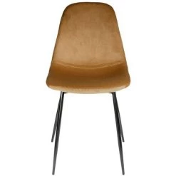 HOME DÉCO FACTORY Chaise Velours Côtelé Giulia Jaune Moutarde - Jaune Moutarde - Jaune Moutarde 9 HOME DÉCO FACTORY Chaise Velours Côtelé Giulia Jaune Moutarde - Jaune Moutarde - Jaune Moutarde -banc et tabouret Soldes Boutique 35115042 3