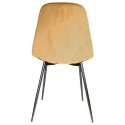 HOME DÉCO FACTORY Chaise Velours Côtelé Giulia Jaune Moutarde - Jaune Moutarde - Jaune Moutarde 11 HOME DÉCO FACTORY Chaise Velours Côtelé Giulia Jaune Moutarde - Jaune Moutarde - Jaune Moutarde -banc et tabouret Soldes Boutique 35115042 5