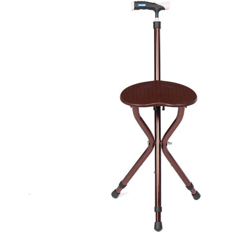 Baton De Marche Pliant Réglable De Tabouret De Chaise De Canne De Marche Avec Le Siège Portable SwagX 4 Baton De Marche Pliant Réglable De Tabouret De Chaise De Canne De Marche Avec Le Siège Portable SwagX – Image 2