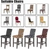 ASUPERMALL Banquet De Mariage Decorations Amovible Lavable Chaise Couverture President Elastique Spandex Cover Covers Impression 3D Home Ceremonie President Seat, Gris Fonce - Gris Fonce -banc et tabouret Soldes Boutique 35812235 1