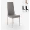 AHD AMAZING HOME DESIGN Chaises Rembourrées Similicuir Au Design Moderne Pour Restaurant Cuisine Imperial | Gris 2 AHD AMAZING HOME DESIGN Chaises Rembourrées Similicuir Au Design Moderne Pour Restaurant Cuisine Imperial | Gris -banc et tabouret Soldes Boutique 36006921 1