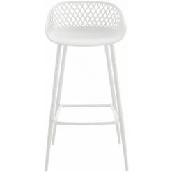 IDIMEX Lot De 2 Tabourets De Bar IREK Chaise Haute Cuisine Ou Comptoir Au Design Retro En Plastique Et Métal Blancs, Hauteur D'assise 75 Cm - Blanc/blanc 9 IDIMEX Lot De 2 Tabourets De Bar IREK Chaise Haute Cuisine Ou Comptoir Au Design Retro En Plastique Et Métal Blancs, Hauteur D'assise 75 Cm - Blanc/blanc -banc et tabouret Soldes Boutique 36012220 4