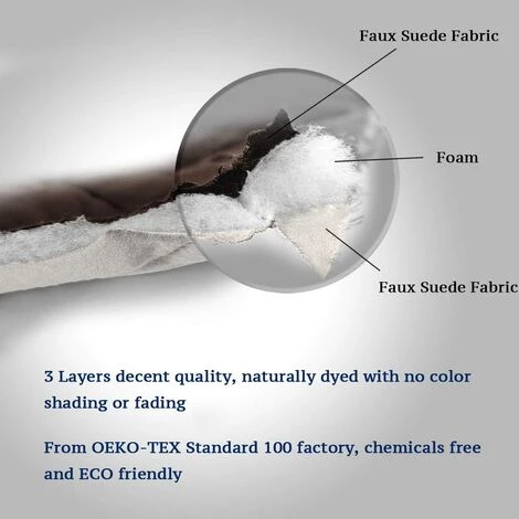 BEARSU Housse De Chaise Réversible Pour Chien Protecteur De Canapé Pour Animaux Housse De Chaise Housse De Chaise De 2" Sangles D'épaisseur Protecteur De Chaise Antidérapant Souple Largeur D'assise Matelassée Jusqu'à 21" (Chaise, Marron/beige) 7 BEARSU Housse De Chaise Réversible Pour Chien Protecteur De Canapé Pour Animaux Housse De Chaise Housse De Chaise De 2" Sangles D'épaisseur Protecteur De Chaise Antidérapant Souple Largeur D'assise Matelassée Jusqu'à 21" (Chaise, Marron/beige) – Image 5