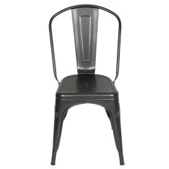 SKECTEN Lot De 4 Chaises De Salle à Manger Métalliques De Style Industriel Sans Assemblage Requis Ensemble De Chaises Vintage Empilables Pour Salle à Manger Salon Cuisine Café (Noir) 10 SKECTEN Lot De 4 Chaises De Salle à Manger Métalliques De Style Industriel Sans Assemblage Requis Ensemble De Chaises Vintage Empilables Pour Salle à Manger Salon Cuisine Café (Noir) -banc et tabouret Soldes Boutique 36296496 4