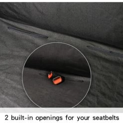 ASUPERMALL Housse De Siege De Banquette Arriere Impermeable 600D Oxford Noir Coussin De Siege Resistant A L'Eau Protection De Siege Universelle Pour La Plupart Des Voitures Et Camion Suv,Noir -banc et tabouret Soldes Boutique 36417788 3