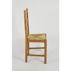 T M C S Tommychairs - Chaise RUSTICA Pour Cuisine, Bar Et Salle Ã  Manger, Robuste Structure En Bois De HÃªtre PeindrÃ© En Couleur ChÃªne Et Assise En Paille -banc et tabouret Soldes Boutique 36482401 4
