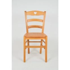 T M C S Tommychairs - Set 2 Chaises CUORE Pour Cuisine, Bar Et Salle à Manger, Robuste Structure En Bois De Hêtre Peindré En Couleur Miel Et Assise En Bois 9 T M C S Tommychairs - Set 2 Chaises CUORE Pour Cuisine, Bar Et Salle à Manger, Robuste Structure En Bois De Hêtre Peindré En Couleur Miel Et Assise En Bois -banc et tabouret Soldes Boutique 36482469 3