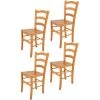 T M C S Tommychairs - Set 4 Chaises VENICE Pour Cuisine, Bar Et Salle à Manger, Robuste Structure En Bois De Hêtre Peindré En Couleur Miel Et Assise En Bois - Miel 2 T M C S Tommychairs - Set 4 Chaises VENICE Pour Cuisine, Bar Et Salle à Manger, Robuste Structure En Bois De Hêtre Peindré En Couleur Miel Et Assise En Bois - Miel -banc et tabouret Soldes Boutique 36482520 1