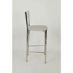 T M C S Tommychairs - Set 2 Tabourets ELEGANCE Pour Cuisine, Bar Et Salle à Manger, Robuste Structure En Acier Chromé Et Assise Rembourrée Et Revêtue En Cuir Artificiel Couleur Gris Clair 10 T M C S Tommychairs - Set 2 Tabourets ELEGANCE Pour Cuisine, Bar Et Salle à Manger, Robuste Structure En Acier Chromé Et Assise Rembourrée Et Revêtue En Cuir Artificiel Couleur Gris Clair -banc et tabouret Soldes Boutique 36482652 4