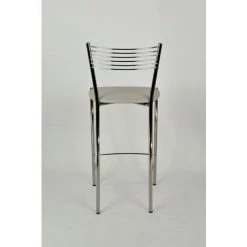 T M C S Tommychairs - Set 2 Tabourets ELEGANCE Pour Cuisine, Bar Et Salle à Manger, Robuste Structure En Acier Chromé Et Assise Rembourrée Et Revêtue En Cuir Artificiel Couleur Gris Clair 11 T M C S Tommychairs - Set 2 Tabourets ELEGANCE Pour Cuisine, Bar Et Salle à Manger, Robuste Structure En Acier Chromé Et Assise Rembourrée Et Revêtue En Cuir Artificiel Couleur Gris Clair -banc et tabouret Soldes Boutique 36482652 5
