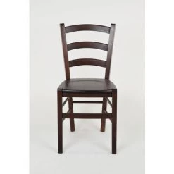 T M C S Tommychairs - Set 2 Chaises VENICE Pour Cuisine, Bar Et Salle à Manger, Robuste Structure En Bois De Hêtre Peindré En Couleur Noyer Foncé Et Assise En Bois 9 T M C S Tommychairs - Set 2 Chaises VENICE Pour Cuisine, Bar Et Salle à Manger, Robuste Structure En Bois De Hêtre Peindré En Couleur Noyer Foncé Et Assise En Bois -banc et tabouret Soldes Boutique 36482707 3