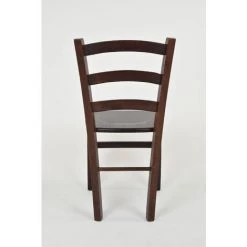 T M C S Tommychairs - Set 2 Chaises VENICE Pour Cuisine, Bar Et Salle à Manger, Robuste Structure En Bois De Hêtre Peindré En Couleur Noyer Foncé Et Assise En Bois 11 T M C S Tommychairs - Set 2 Chaises VENICE Pour Cuisine, Bar Et Salle à Manger, Robuste Structure En Bois De Hêtre Peindré En Couleur Noyer Foncé Et Assise En Bois -banc et tabouret Soldes Boutique 36482707 5