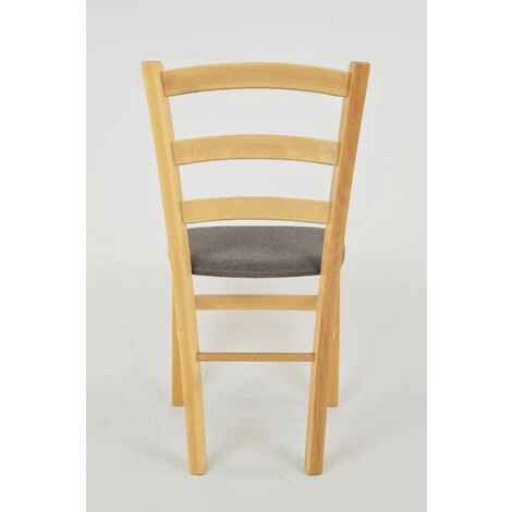 T M C S Tommychairs - Chaise VENICE Pour Cuisine, Bar Et Salle à Manger, Robuste Structure En Bois De Hêtre Peindré En Couleur Naturel Et Assise Rembourrée Et Revêtue En Tissu Couleur Chevreuil - Naturel/Chevreuil 7 T M C S Tommychairs - Chaise VENICE Pour Cuisine, Bar Et Salle à Manger, Robuste Structure En Bois De Hêtre Peindré En Couleur Naturel Et Assise Rembourrée Et Revêtue En Tissu Couleur Chevreuil - Naturel/Chevreuil – Image 5