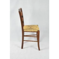 T M C S Tommychairs - Chaise VALENTINA Pour Cuisine, Bar Et Salle à Manger, Robuste Structure En Bois De Hêtre Peindré En Couleur Noix Et Assise En Paille 10 T M C S Tommychairs - Chaise VALENTINA Pour Cuisine, Bar Et Salle à Manger, Robuste Structure En Bois De Hêtre Peindré En Couleur Noix Et Assise En Paille -banc et tabouret Soldes Boutique 36482762 4