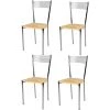 T M C S Tommychairs - Set 4 Chaises ELEGANCE Pour Cuisine, Bar Et Salle à Manger, Robuste Structure En Acier Chromé Et Assise En Fausse Paille Couleur Ivoire Naturel - Ivoire 2 T M C S Tommychairs - Set 4 Chaises ELEGANCE Pour Cuisine, Bar Et Salle à Manger, Robuste Structure En Acier Chromé Et Assise En Fausse Paille Couleur Ivoire Naturel - Ivoire -banc et tabouret Soldes Boutique 36482827 1