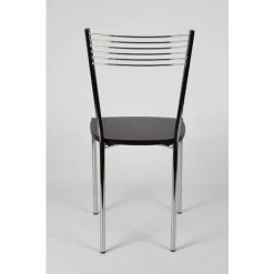 T M C S Tommychairs - Set 4 Chaises ELEGANCE Pour Cuisine, Bar Et Salle à Manger, Robuste Structure En Acier Chromé Et Assise En Bois Couleur Wengé - Wengé 11 T M C S Tommychairs - Set 4 Chaises ELEGANCE Pour Cuisine, Bar Et Salle à Manger, Robuste Structure En Acier Chromé Et Assise En Bois Couleur Wengé - Wengé -banc et tabouret Soldes Boutique 36482840 5