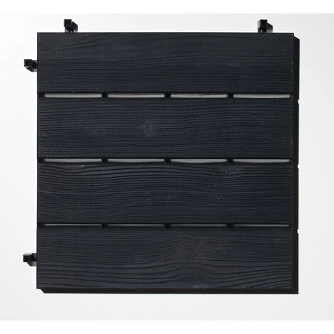 Centrale Brico Dalle Clipsable Polypropylène Easy, Noir, L.38 X L.38 Cm X Ep.25 Mm 6 Centrale Brico Dalle Clipsable Polypropylène Easy, Noir, L.38 X L.38 Cm X Ep.25 Mm – Image 4