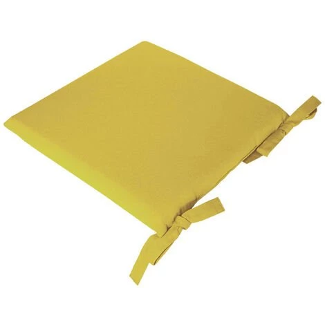 ENJOY HOME Galette épaisse 38 X 38 X 4,5 Cm LOLA 100% Coton - JAUNE 3 ENJOY HOME Galette épaisse 38 X 38 X 4,5 Cm LOLA 100% Coton - JAUNE