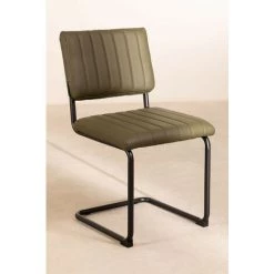 Chaise En Similicuir Orwell SKLUM En Similicuir - Fer Vert Kaki - Vert Kaki 9 Chaise En Similicuir Orwell SKLUM En Similicuir - Fer Vert Kaki - Vert Kaki -banc et tabouret Soldes Boutique 36798422 3