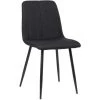 CLP Chaise De Salle à Manger Dijon Avec Piètement En Métal Noir Noir Tissu -banc et tabouret Soldes Boutique 36824848 1