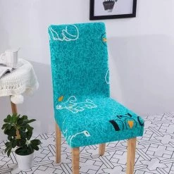LangRay 4 Pièces Extensible Amovible Lavable Chaise De Salle à Manger Protecteur Housses/décor à La Maison Salle à Manger Housse De Siège Plusieurs Styles, Chaises De Salle à Manger #6 -banc et tabouret Soldes Boutique 36981255 3