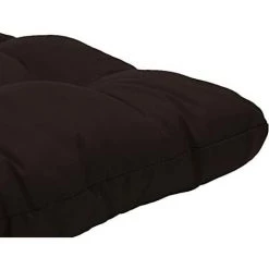 BRIDAY Set Coussins De Chaise De Jardin, Coussins De Si&egrave;ge 40x40cm Coussins De Chaise De Salle &agrave; Manger Patio Terrasse Jardin Ext&eacute;rieur - D&eacute;coration De Mobilier De Jardin (4 Pi&egrave;ces, Noir) -banc et tabouret Soldes Boutique 37036798 5