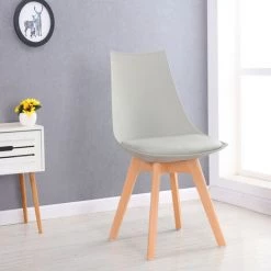 Chaise Scandinave Grise - Prague - Designetsamaison