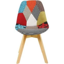 WOLTU Chaise De Salle à Manger.chaise Scandinave Pied En Bois Style Nordique Multicolore -banc et tabouret Soldes Boutique 38233662 3