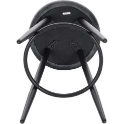 WOLTU 1 X Tabouret De Bar Chaise De Bar En Velours.Tabouret Bistro Avec Repose-Pieds En Métal.Gris Foncé 9 WOLTU 1 X Tabouret De Bar Chaise De Bar En Velours.Tabouret Bistro Avec Repose-Pieds En Métal.Gris Foncé -banc et tabouret Soldes Boutique 38233759 4