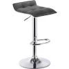 WOLTU Tabouret De Bar En Lin.Chaise De Cuisine Hauteur Réglable Et 360⁰ Rotatif.Siège Haut Avec Repose-pied.Gris Foncé -banc et tabouret Soldes Boutique 38233885 1
