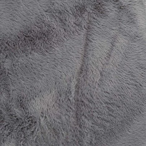 Paris Prix - Galette De Chaise "fourrure Fine" 34cm Gris 4 Paris Prix - Galette De Chaise "fourrure Fine" 34cm Gris – Image 2