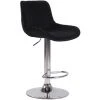 CLP Tabouret De Bar Lentini En Velours Avec Piètement Trompette En Métal Noir Métal Chromé 2 CLP Tabouret De Bar Lentini En Velours Avec Piètement Trompette En Métal Noir Métal Chromé -banc et tabouret Soldes Boutique 38742442 1