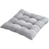 ECHOO Coussins D’Assise Coussins De Chaise 40x40x8cm Pour Intérieur Et Extérieur - Polyester - Différents Coloris – Rembourrage épais Coussin Chaise(Gris Clair) -banc et tabouret Soldes Boutique 39643915 1