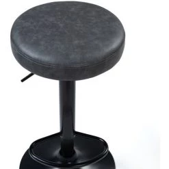 IDMARKET Lot De 4 Tabourets De Bar INDIANA Gris Vintage - Gris 11 IDMARKET Lot De 4 Tabourets De Bar INDIANA Gris Vintage - Gris -banc et tabouret Soldes Boutique 39647621 5