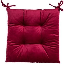 BETTERLIFE Ensemble Textile De 2 Coussins De Chaise 40x40 Cm Avec Rubans Coussins D'assise De Chaise De Jardin Coussins D'assise De Jardin Coussin Pour Chaises Et Bancs Coussins Matelassés Ensemble De Coussins De Chaise Coussins De Sol Fabriqués à La Main En