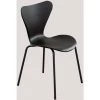 Chaise Empilable Uit SKLUM Polypropylène - Fer Noir - Noir Noir -banc et tabouret Soldes Boutique 39666181 1