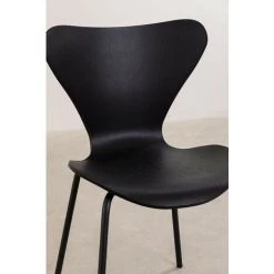 Chaise Empilable Uit SKLUM Polypropylène - Fer Noir - Noir Noir -banc et tabouret Soldes Boutique 39666181 4