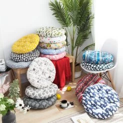 TRIOMPHE 2 Coussins De Siège 45x45cm, Coussins De Chaise Pour Intérieur Et Extérieur - Décoration De Mobilier De Jardin Coussins De Chaise. (Ronde,rouge) 8 TRIOMPHE 2 Coussins De Siège 45x45cm, Coussins De Chaise Pour Intérieur Et Extérieur - Décoration De Mobilier De Jardin Coussins De Chaise. (Ronde,rouge) -banc et tabouret Soldes Boutique 39710170 2